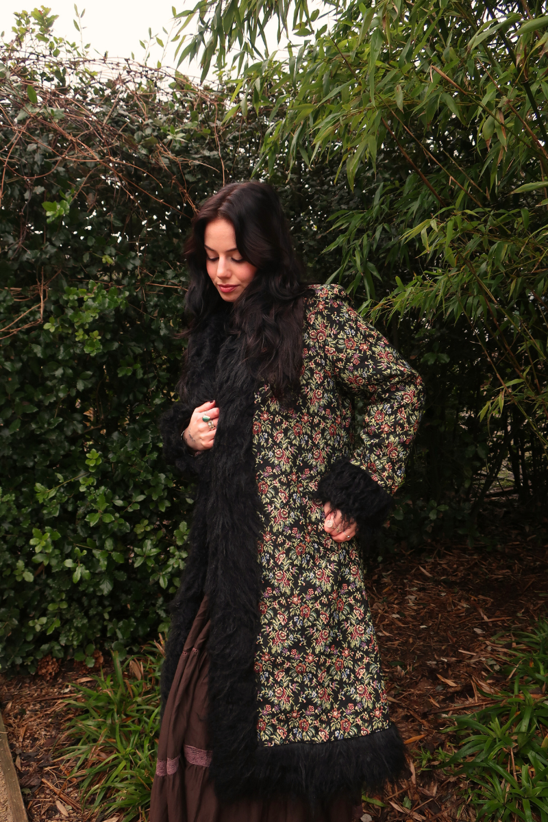 Fleetwood Tapestry Penny Lane Coat in Rhiannon Black