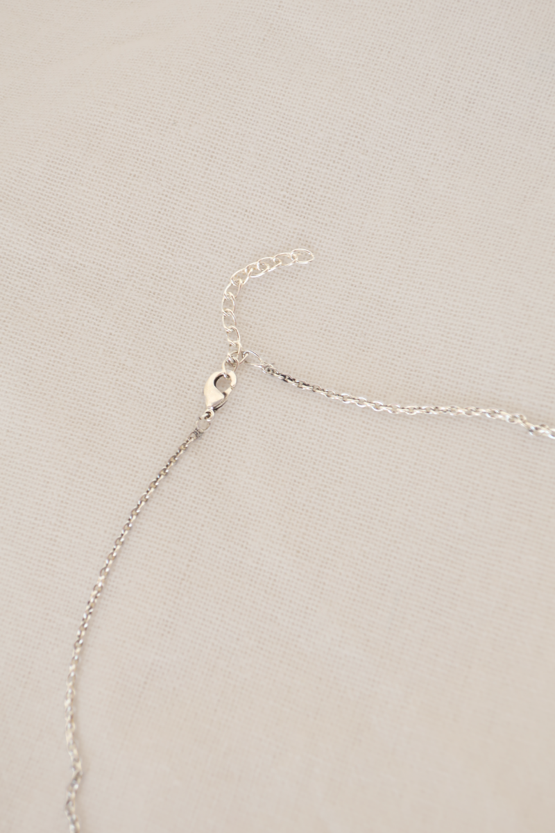 Moonlit Flight Silver Plated Necklace