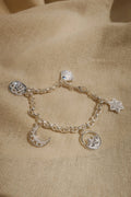 Nature's Elements Silver Charm Bracelet by All About Audrey