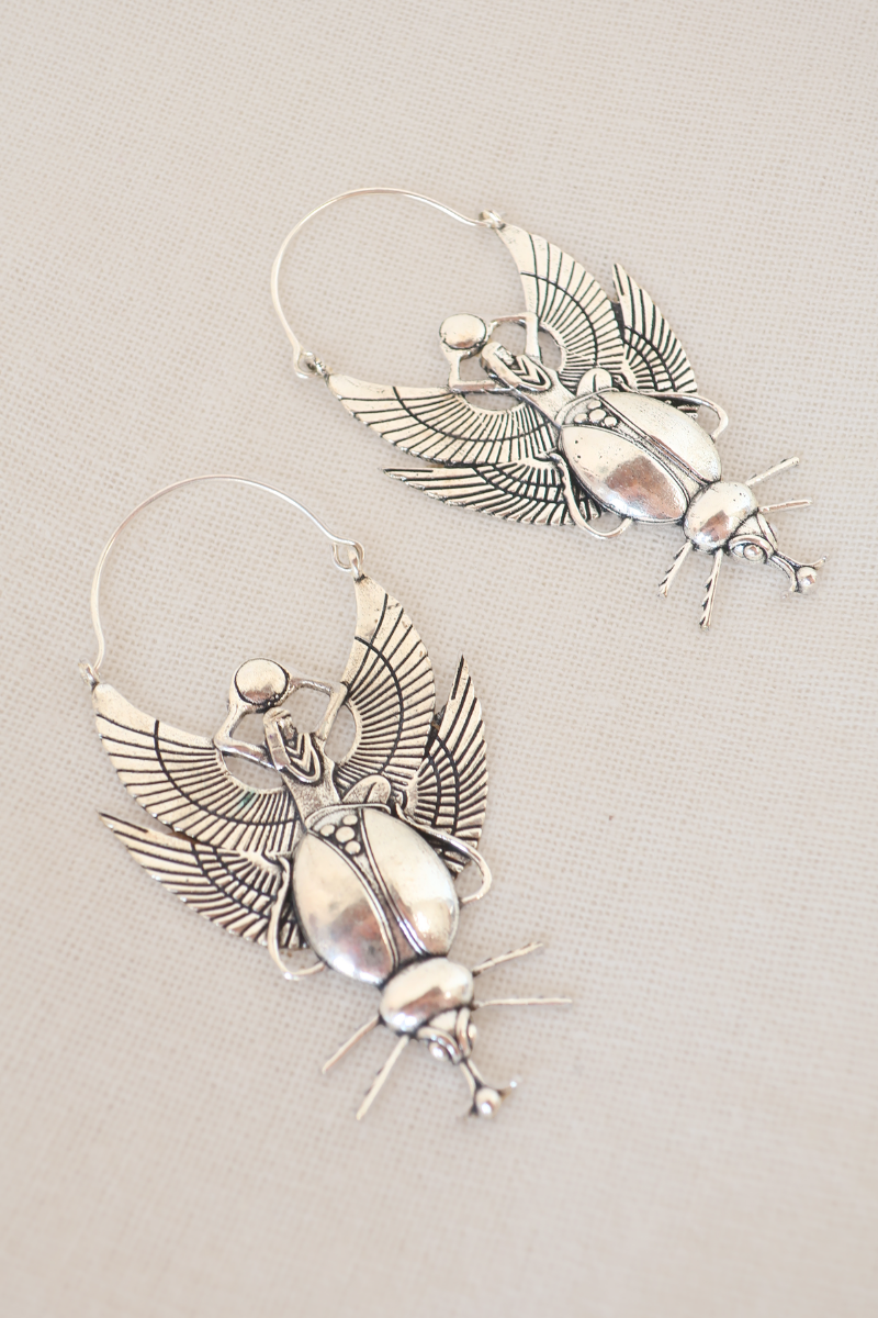 One With Nature Silver Plated Earrings