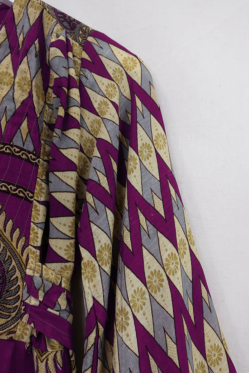 Boho Mini Dress | Plum Purple Chevron | XS | All About Audrey All About Audrey Vintage Boutique Boho Mini Dress | Plum Purple Chevron | XS | All About Audrey All About Audrey Vintage Boutique