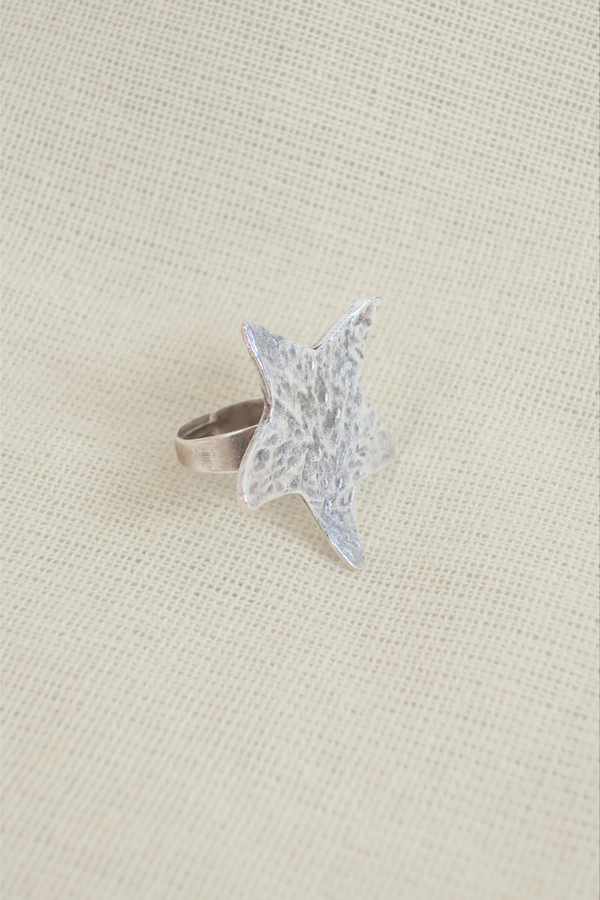 'Baby, You're a Big Star' Silver Plated Ring