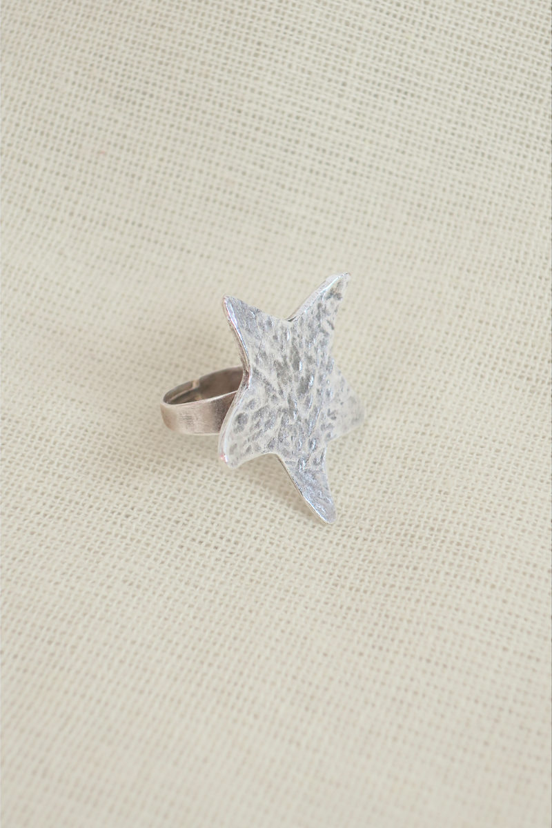 'Baby, You're a Big Star' Silver Plated Ring