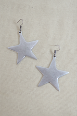 'Baby, You're A Big Star' Silver Plated Earrings