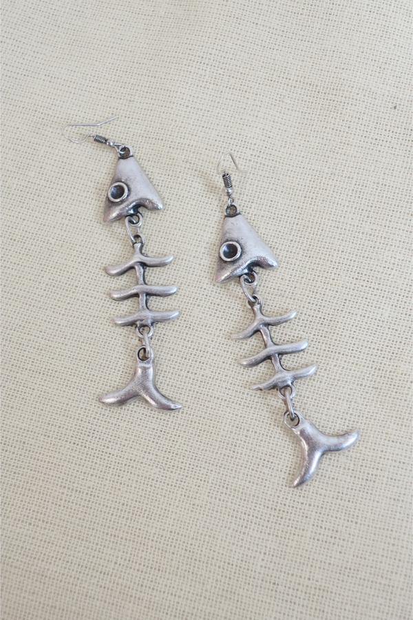 Fish on Fridays Silver Plated Earrings