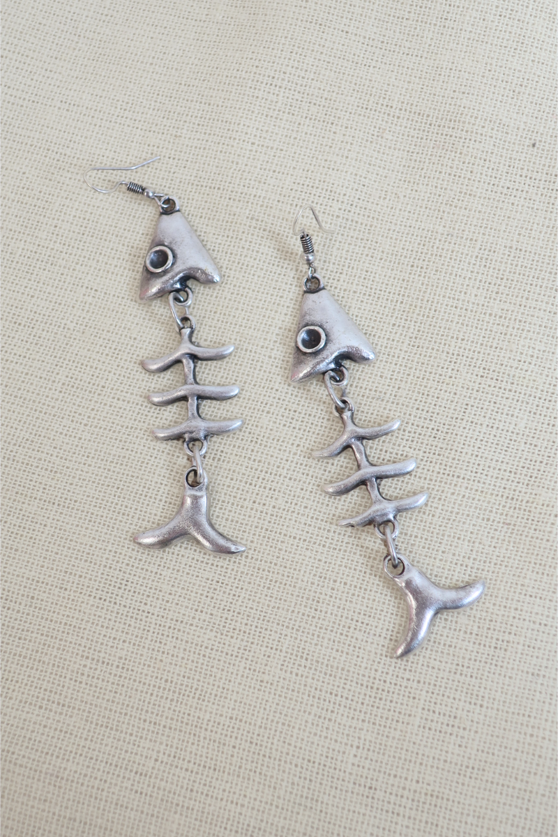 Fish on Fridays Silver Plated Earrings