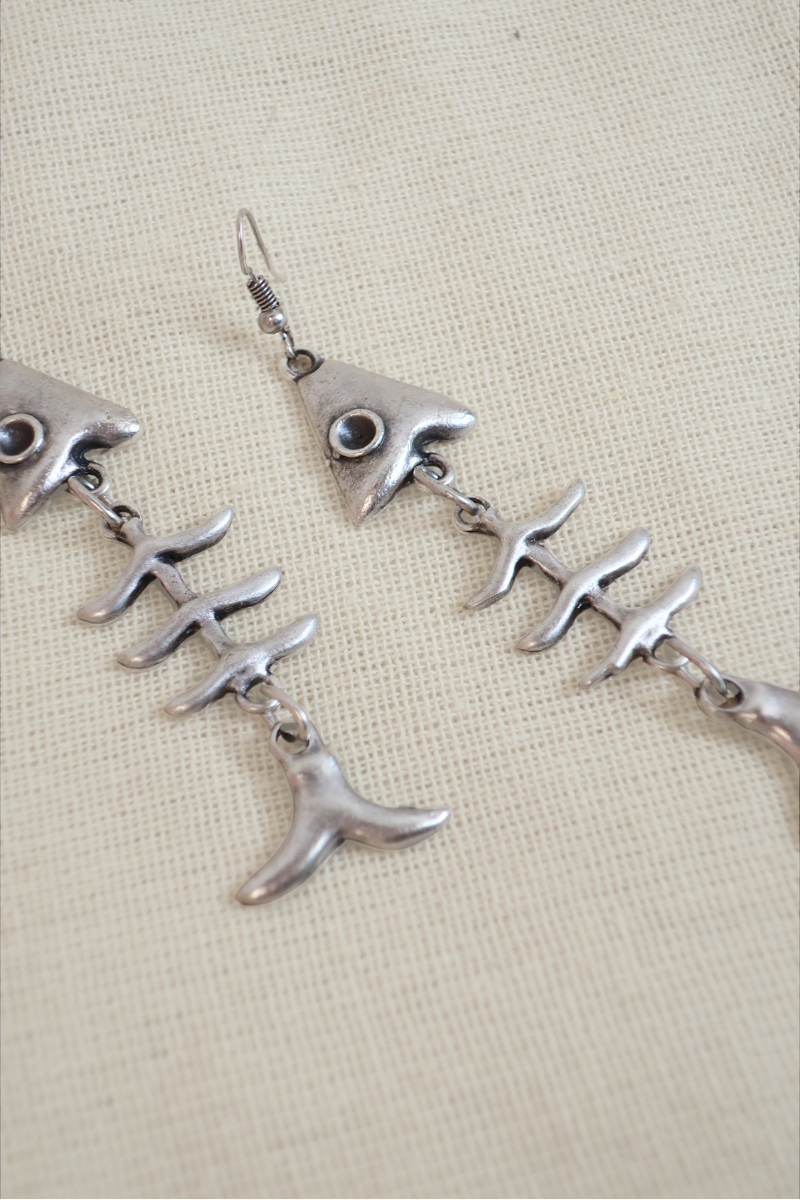 Fish on Fridays Silver Plated Earrings