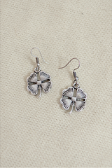 Luck of the Clover Silver Plated Earrings