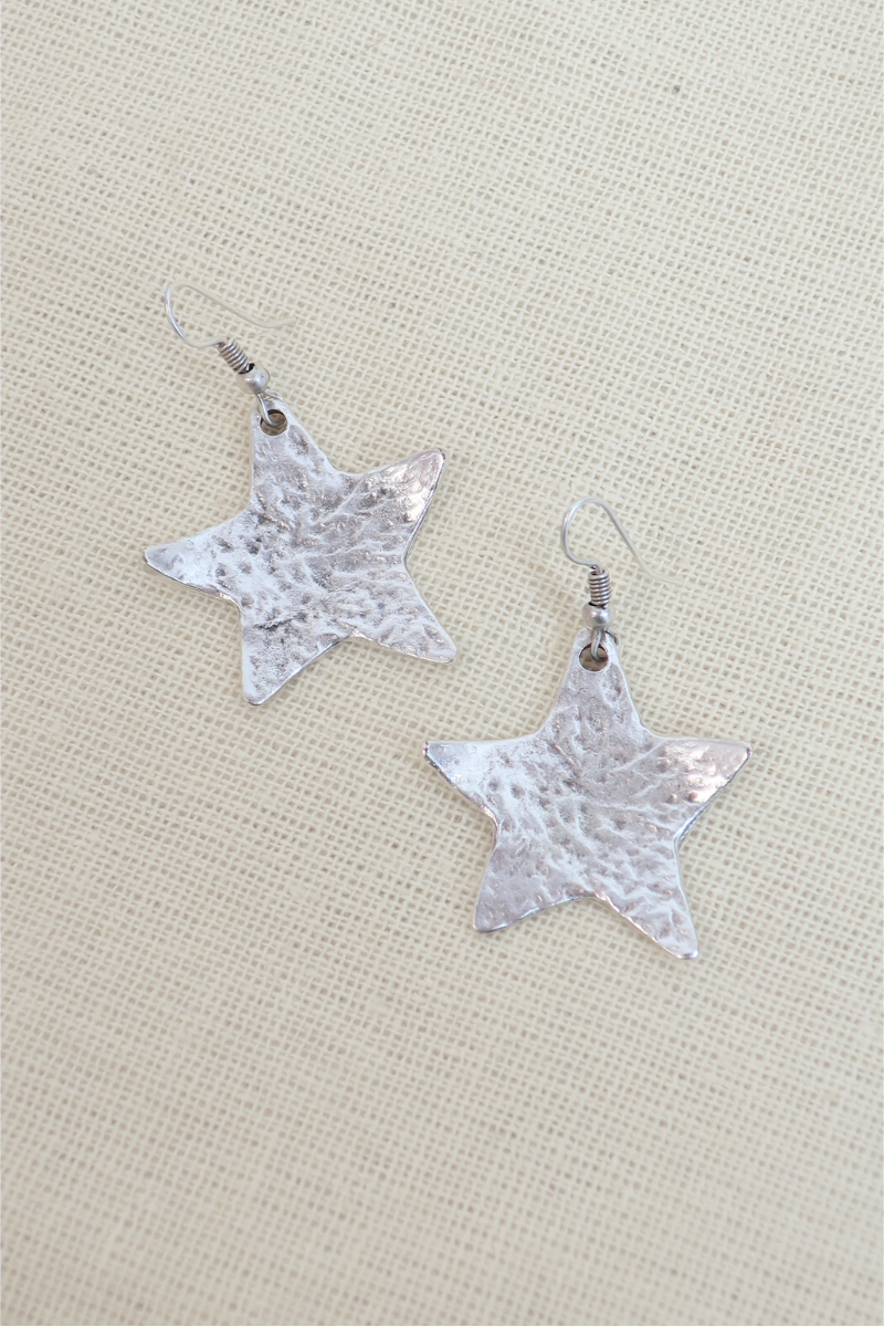 Little Stars Silver Plated Earrings