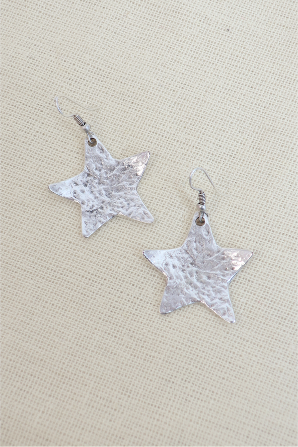 Little Stars Silver Plated Earrings