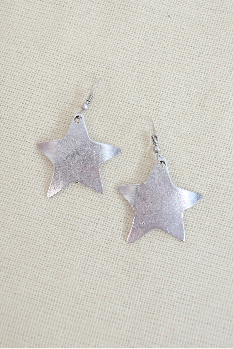 Little Stars Silver Plated Earrings
