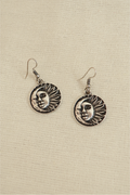 Eclipse's Embrace Silver Plated Earrings