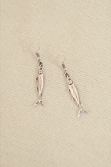'Plenty of Fish in the Sea' Silver Plated Earrings