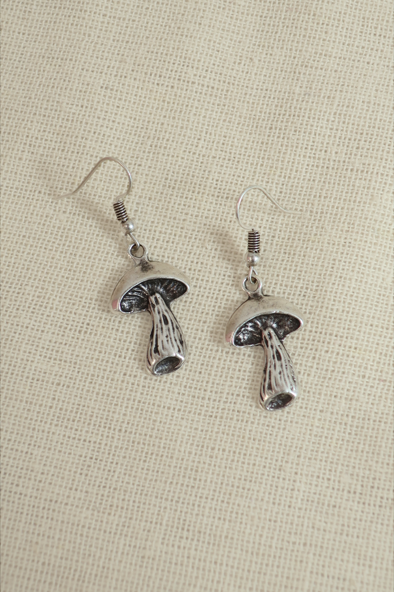Welcome to my Toadstool Silver Plated Earrings
