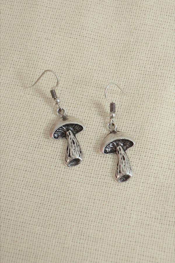 Welcome to my Toadstool Silver Plated Earrings
