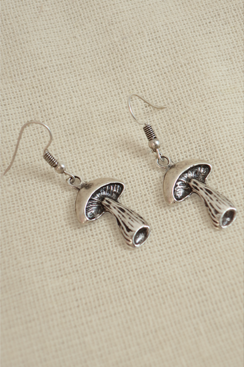 Welcome to my Toadstool Silver Plated Earrings