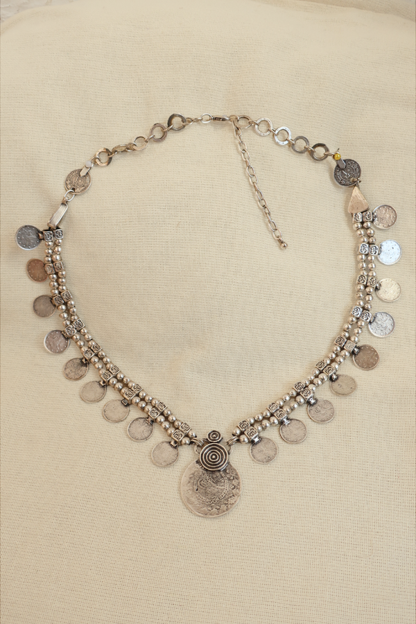 Pay the Piper Silver Plated Necklace