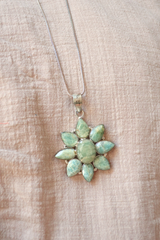 Lady Of The Lake Necklace with Aquamarine
