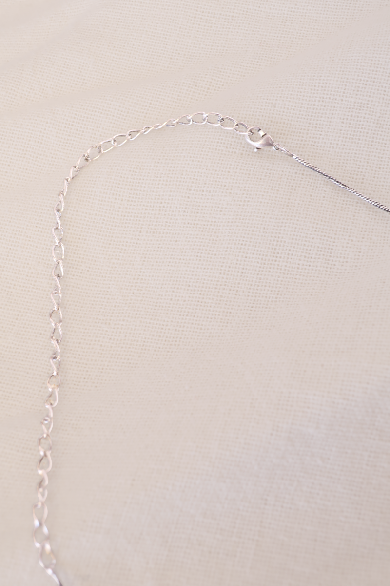 Sparrow Stamp Silver Plated Necklace
