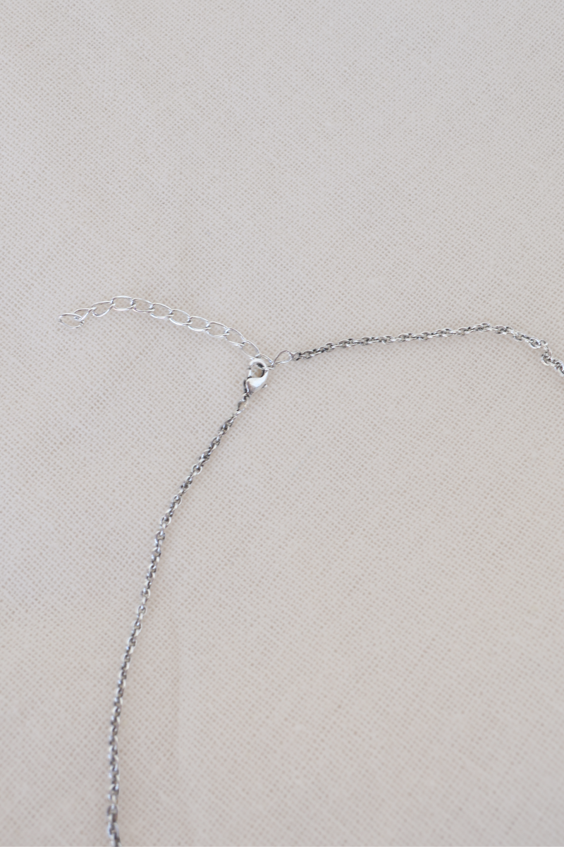 Spread Your Wings Silver Plated Labradorite Stone Necklace