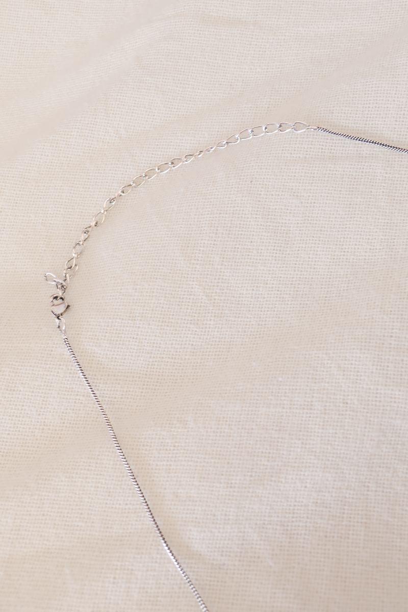 Turquoise Daisy Silver Plated Necklace