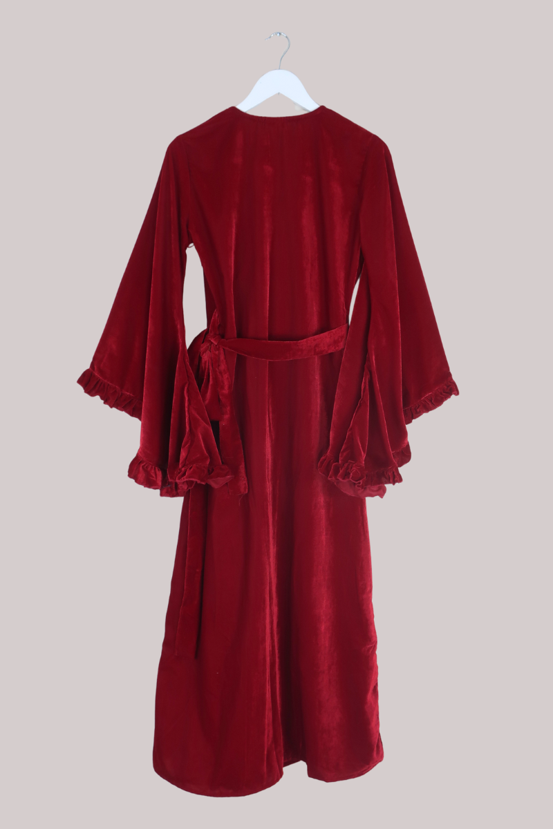 Khroma Venus Maxi Dress in Persephone Red Velvet