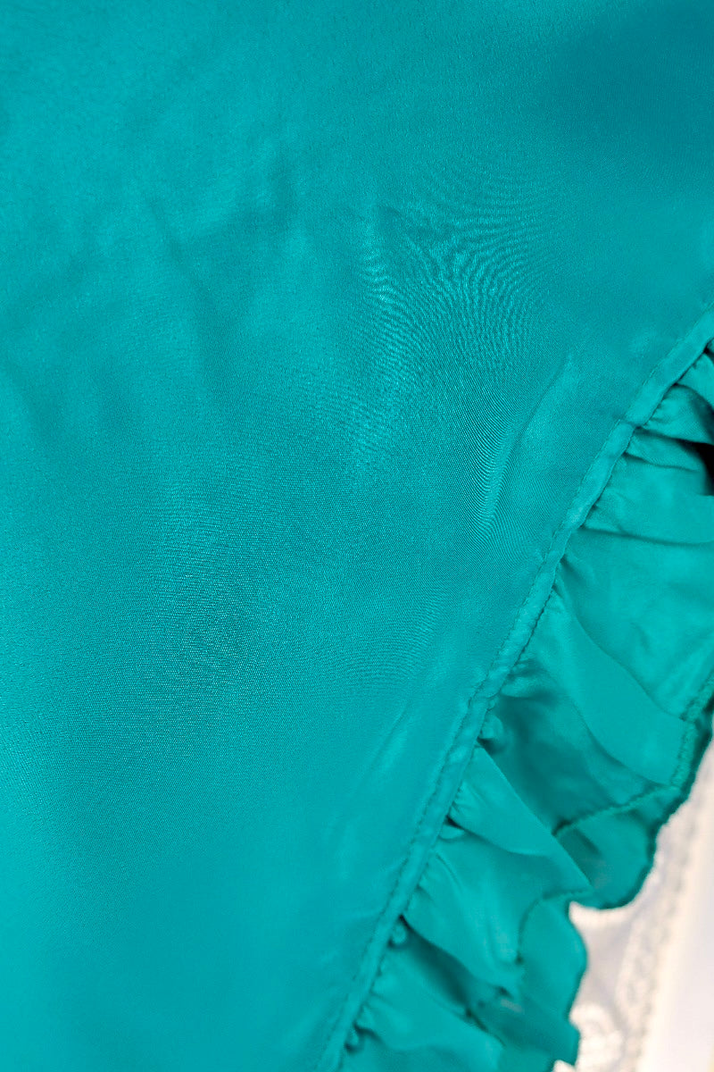 Khroma Venus Wrap Top in Ocean Blue
