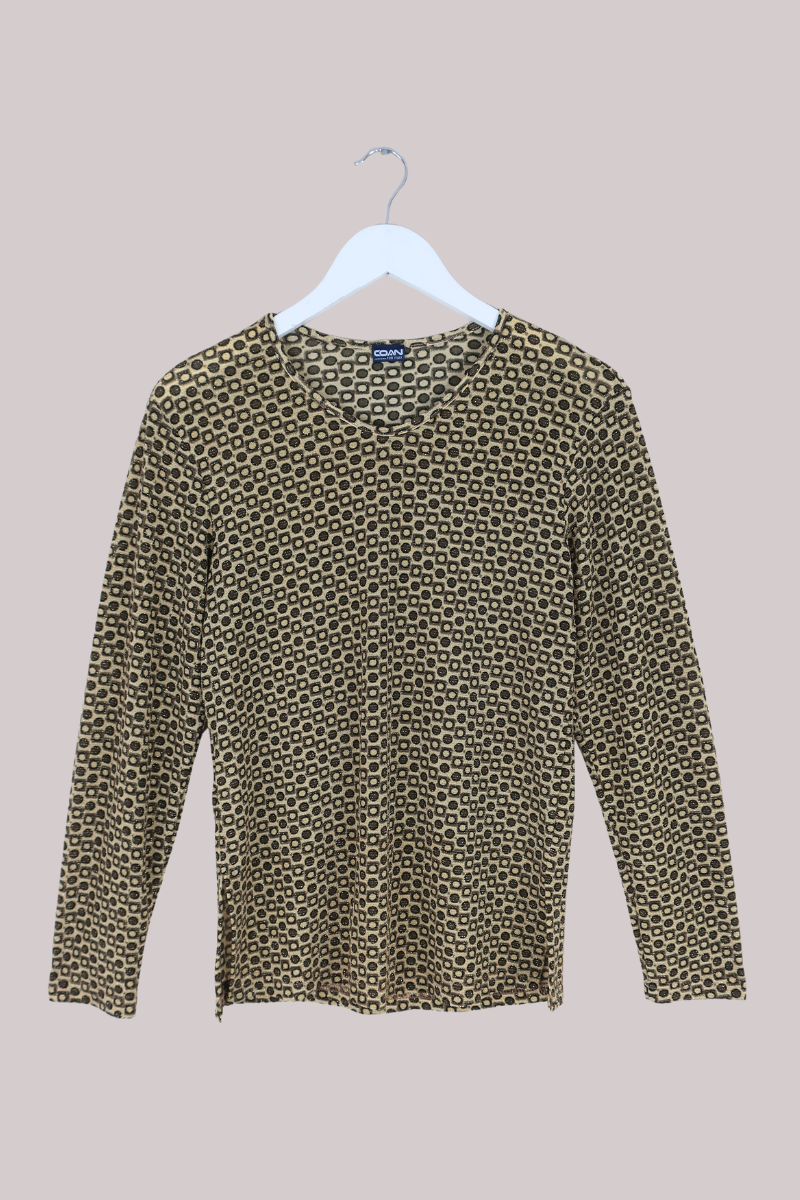 Vintage Top - Shimmering Polka - Size L