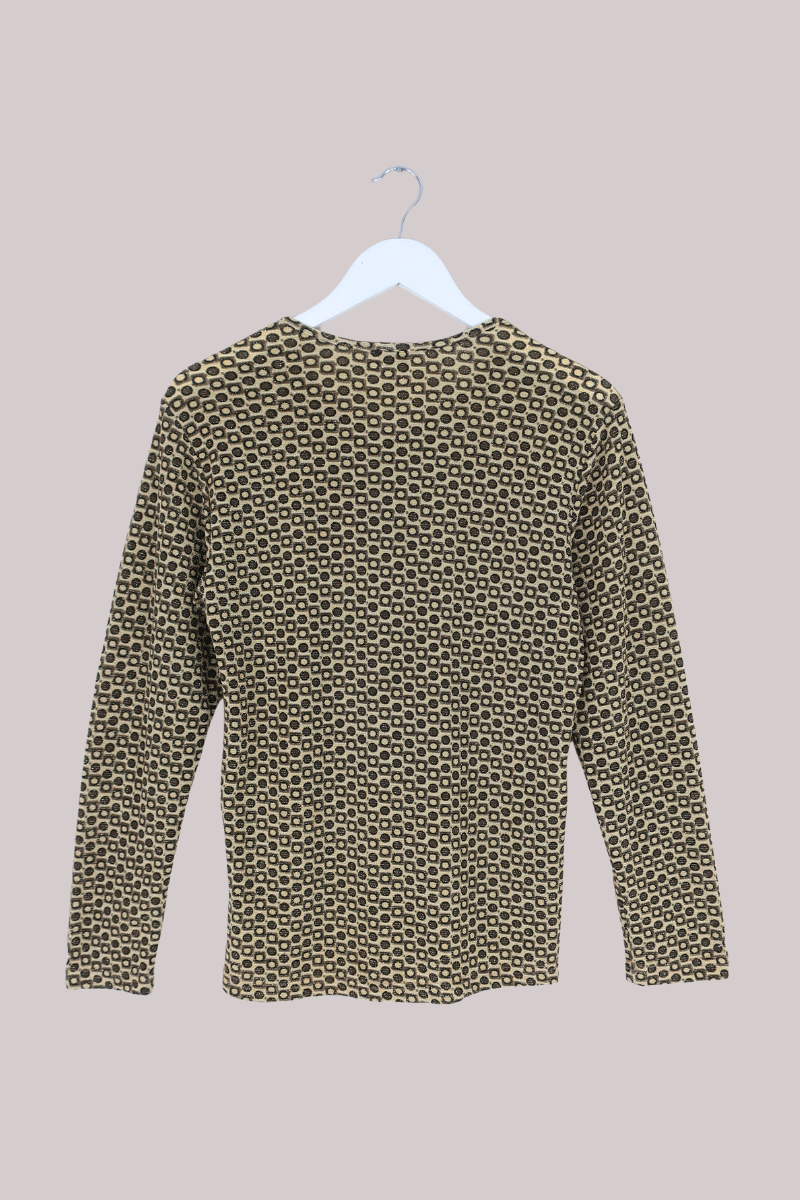 Vintage Top - Shimmering Polka - Size L