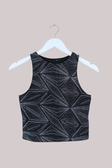 Vintage Top - Bursts Of Stardust - Size S