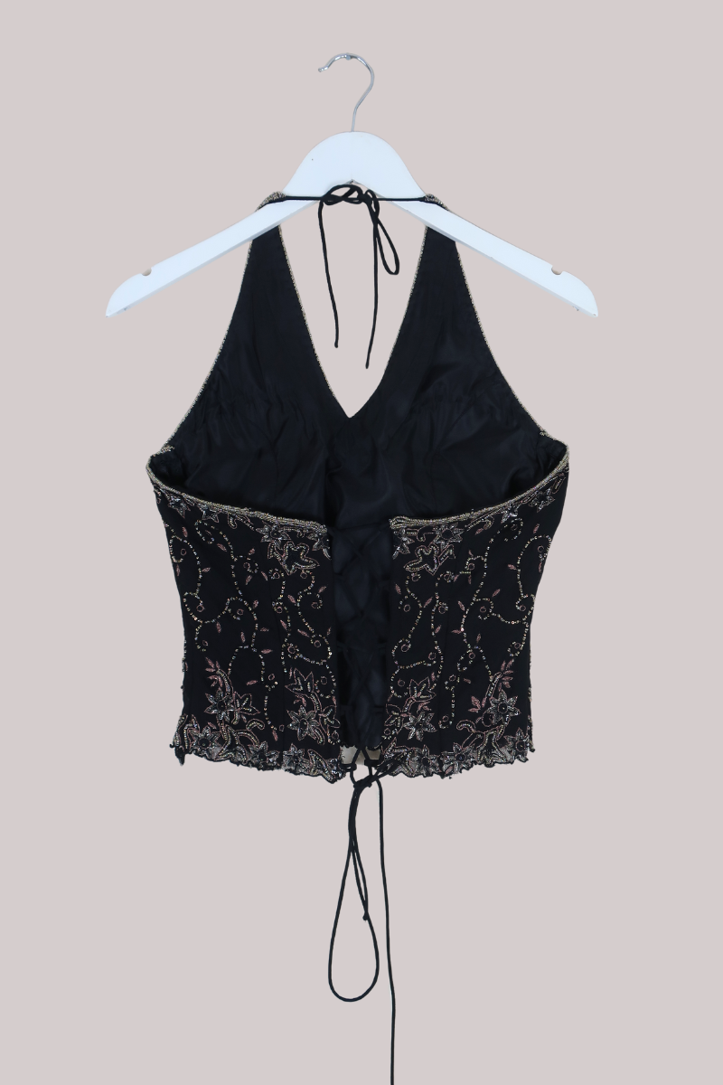 Vintage Top - Bronze Showgirl - Size S