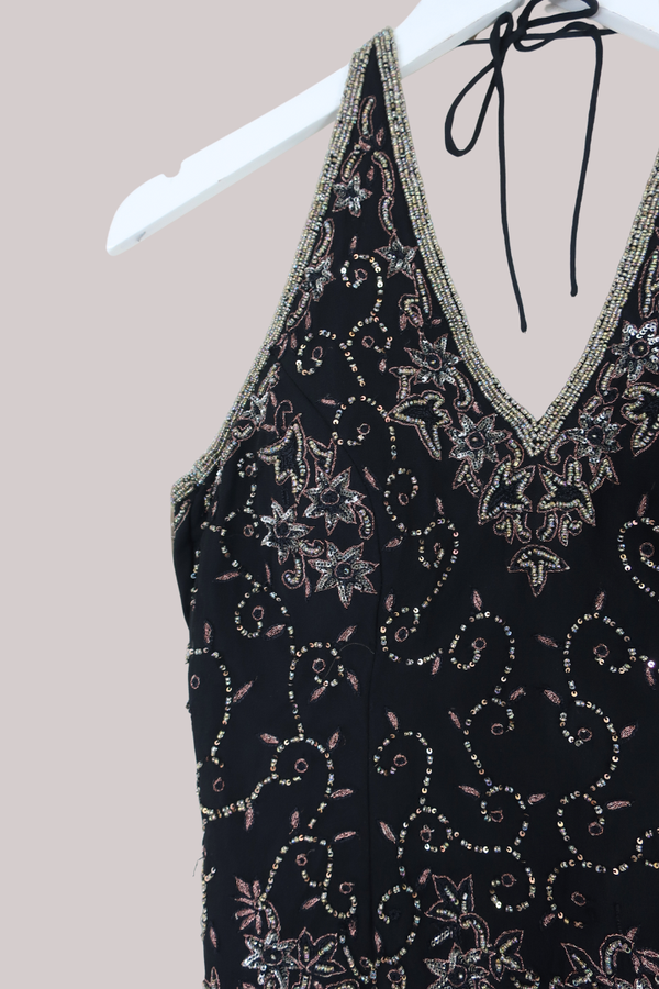 Vintage Top - Bronze Showgirl - Size S