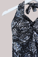 Vintage Top - Chrome Roses - Size S