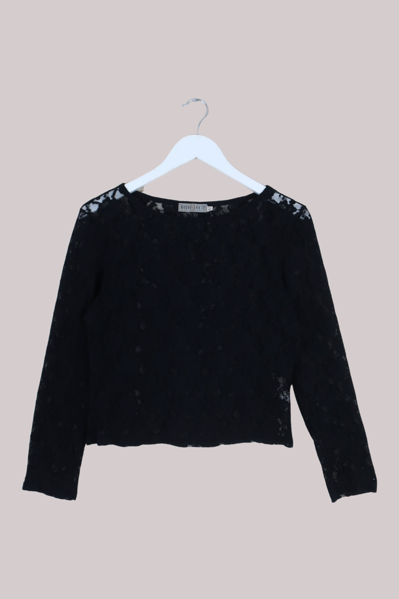 Vintage Top - Lace Noir - Size M/L