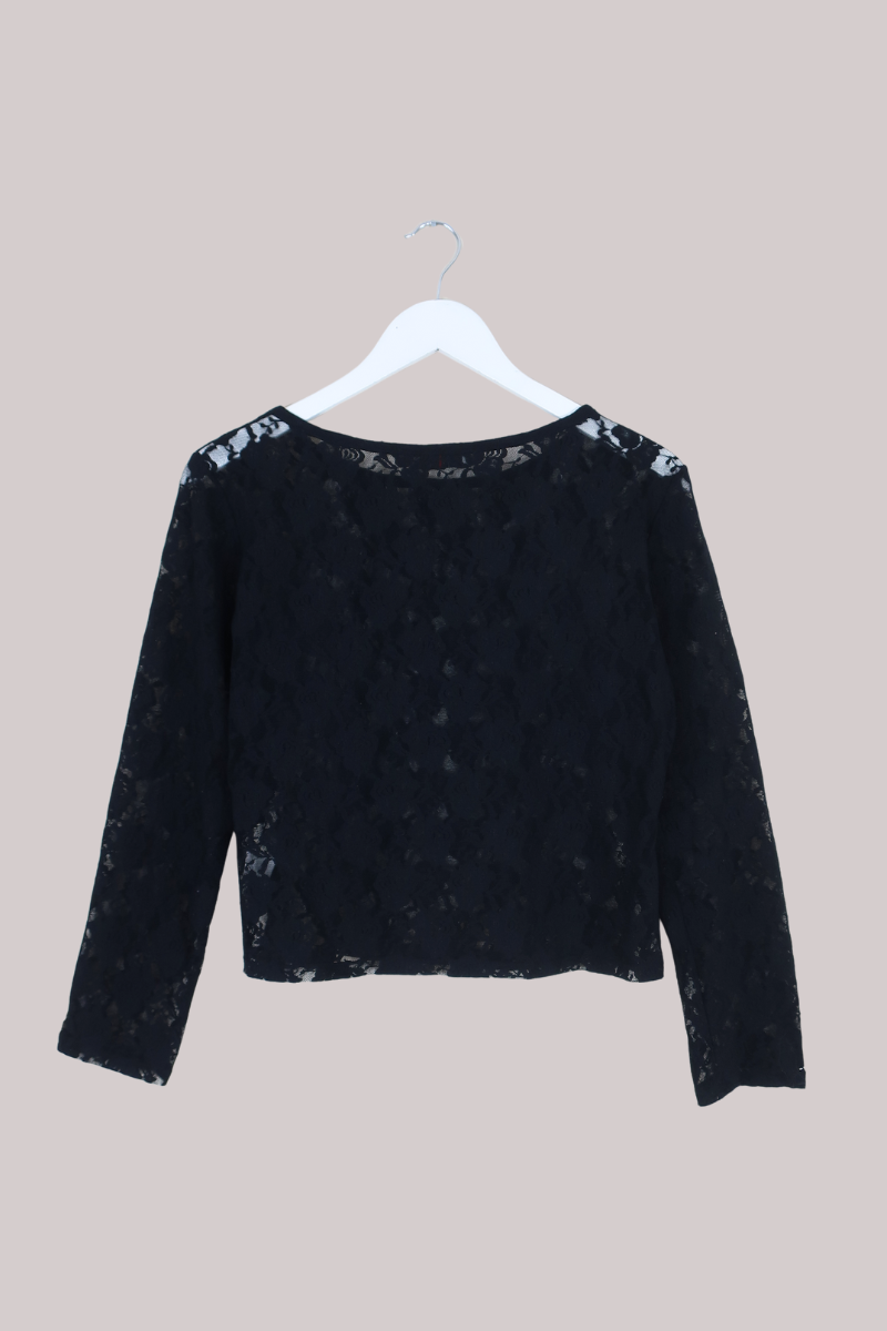 Vintage Top - Lace Noir - Size M/L