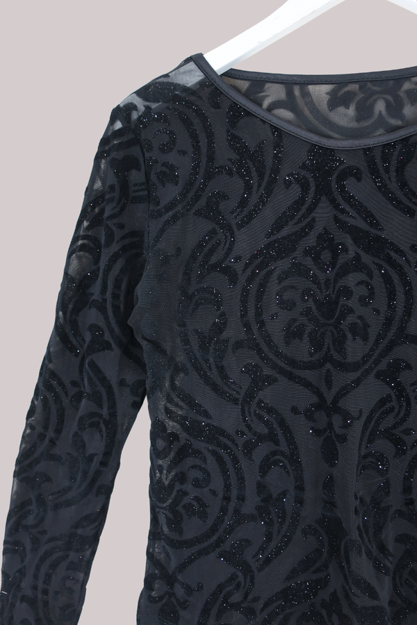 Vintage Top - Victorian Velvet - Size M