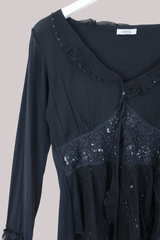 Vintage Top - Witches Familiar - Size L