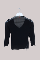 Vintage Top - Rouge Clematis - Size S