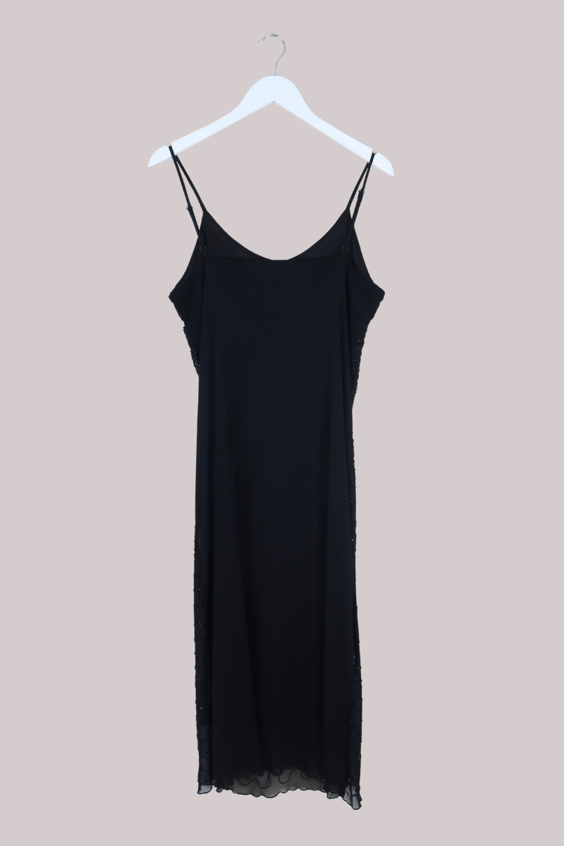 Vintage Dress - Onyx Night - Size L