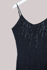 Vintage Dress - Onyx Night - Size L
