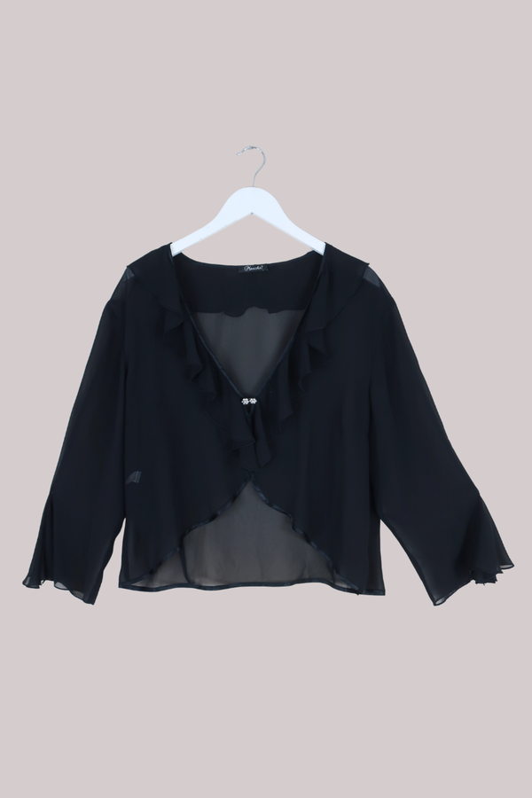 Vintage Top - Sheer Elegance - Size XXL