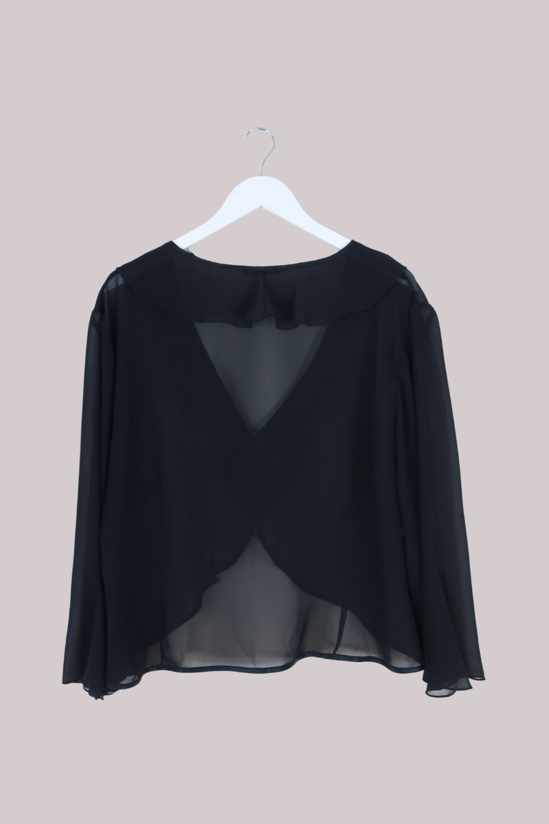 Vintage Top - Sheer Elegance - Size XXL