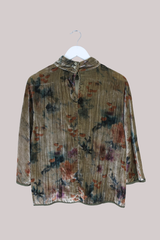 Vintage Top - Olive Watercolours - Size M/L
