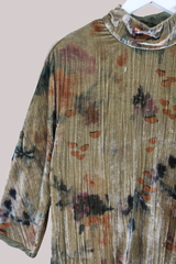 Vintage Top - Olive Watercolours - Size M/L