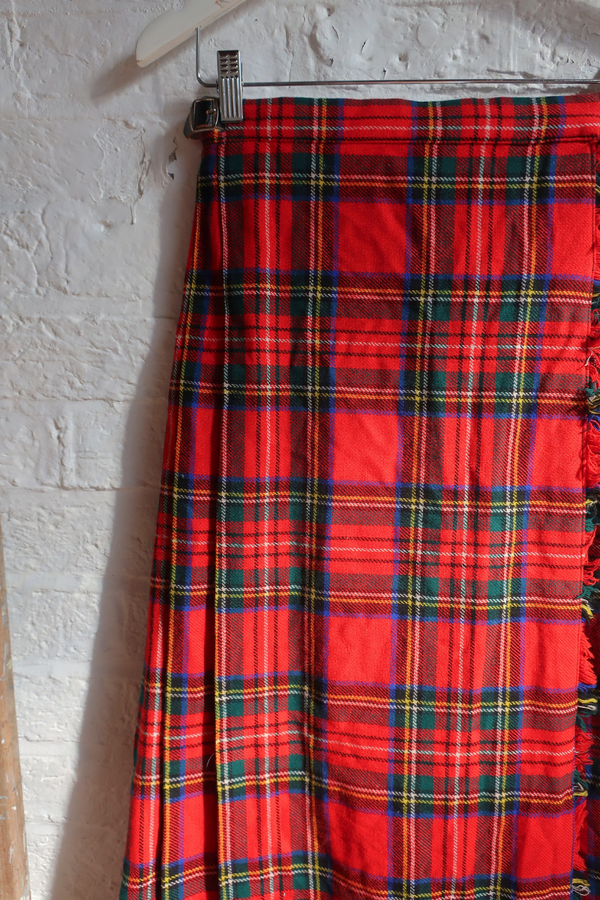 Vintage Kilt - Pride Red Tartan - Size XXS