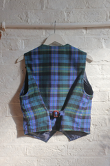 Vintage Waistcoat - Edinburgh Tartan - Size S/M
