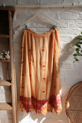 Vintage Embroidered Maxi Skirt - Scarecrow Sally - Free Size