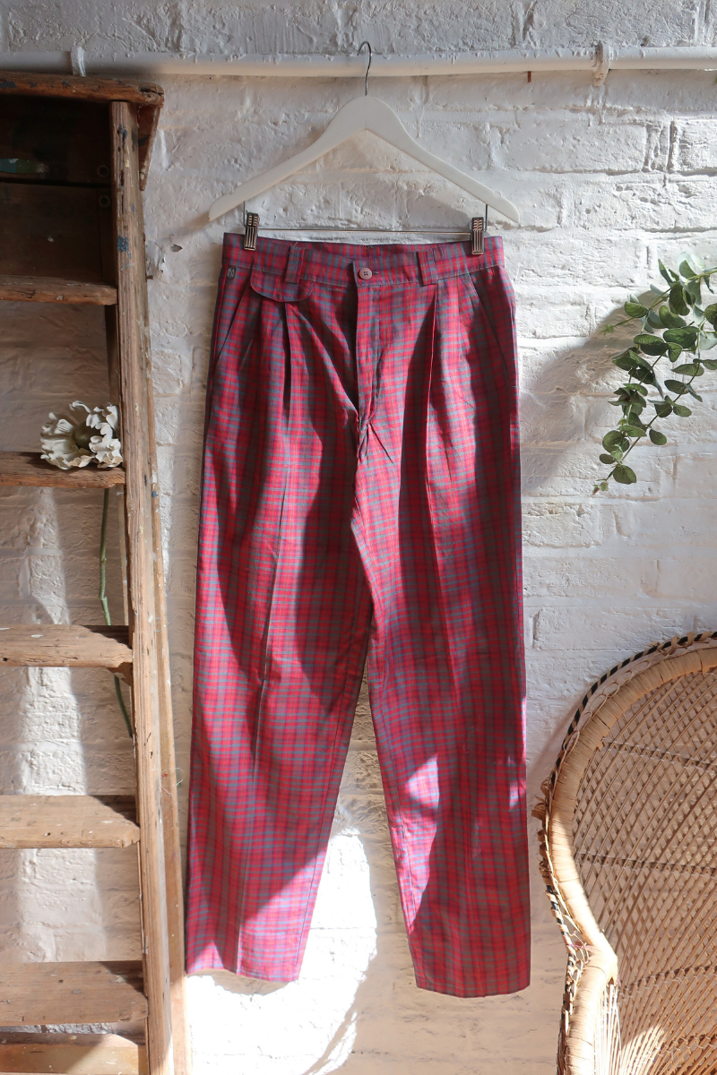 Vintage Trousers - Winter Symphony Tartan - W31 L33
