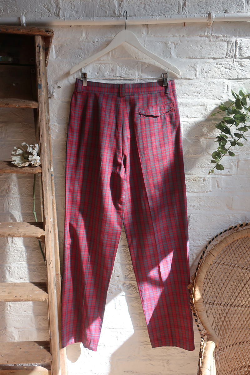 Vintage Trousers - Winter Symphony Tartan - W31 L33