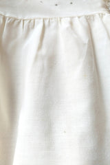Vintage 70s Prairie Maxi Dress - Ivory Cream - Size S/M by All About Audrey